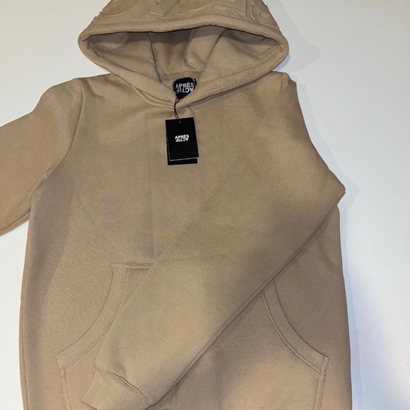 APRES ACTIF HOODIE - BEIGE/TAN - Picture 2 of 6